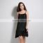 HP680025 china manufacture off shoulder new black sexy girls cocktail dress