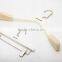 ASDC11 FLOCKING WHITE WOODEN COAT HANGER