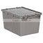 high quality range of attached lid containers/nest euro food plastic storage bin