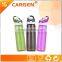 Hot sale portable stable tritan plastic drinking bottle with straw