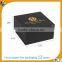 Black paper packaging for tie and watch box