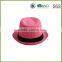 2015 Design for lady girls for baby pink fedora hats