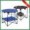 600D Yes Folded and Outdoor Table Specific Use Camping Round Fabric Folding Table