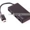 New Super Speed 5Gbps Four port usb hub USB3.0 4-Port strip usb hub splitter with Data Cable For PC Laptop