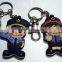 colors silicone key chains for kids
