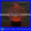 Creative Pumpkin Shaped 3D Night Light Fancy Halloween Decoration Touch Pumpkin Lamp