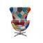 Patchwork cheap egg chair waiting room chairs