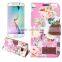 case for Samsung Galaxy S6 edge Stand Leather with TPU Cover