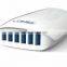 Wholesale Euro/US /UK plug 6USB Ports home charger 100-240V 5V 5.4A usb multi phone charger with best price