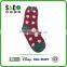 colorful dots pattern fluffy socks