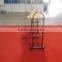 Height Adjustable Over Bed Iron Wooden Table