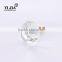 modem furniture design clear gold finish crystal knobs for dresser drawers