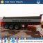 Titan Widely Used Hydraulic Self Discharge Sand 3 Axles 100 Ton Semi Tipper Truck Trailer , Side Dump Trailer for Sale