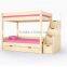 Factory supply newest design child bunk bed with storage