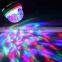 E27 3W Colorful Light Autorotation Mini LED Bulb for Disco Party Stage