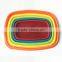 5 PCS/Lot Food Container With Lid Plastic Food Takeaway Storage Container