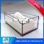 Factory manufacturing square acrylic tissue box holder wholesale / acrylic napkin box