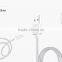 Genuine HOCO MFI USB Cable for iPhone 6S Plus iPad iPod Nylon Wooven 100cm 2.4A High Speed Charge Data Sync Metal Cable