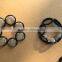 stainless steel filter mesh pack with rubber rim