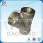 OEM Y tee 316 stainless steel pipe fitting