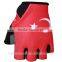 Thin Turkey flag cycling gloves for 2015