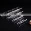 Unique design, tubular glass candlestick, home decoration, elegant noble candlestick