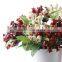 Christmas flower arranging accessories plastic little pomegranate decorative artificial flowers