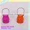 hanging glass lantern with painting