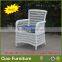 Modern garden coffee shop furniture rattan table and chair set
