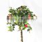 Artificial green potted trees