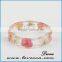 Guangzhou Factory Hot Sale Dried Flower Resin Bangles Natural Real Flower Bracelet Bangle