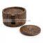 Tableware rattan cup holder / colorful rattan coaster made in Vietnam