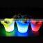 Waterproof IP65 plastic ice bucket/fruit tray/led wine pot