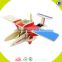 2017 wholesale diy build kit kids wooden airplane toy new design puzzles children wooden airplane toy W03B072