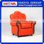 Kids Sofa- black/orange/pink, size:W63 D57 H77,material: jacquard lattice velvet+sponge+crude wood