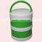 2 Layers Plastic School Lunch Box With Handle