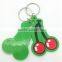 Oem soft pvc key chains,rubber key holder, high quality pvc keyrings