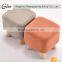 Ec-friendly cute child wood craft stool