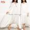 White Lantern Sleeve High Low Tent Dress Vintage Dress 1950s Spring Summer 2017 HSd7519