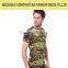 newest design short sleeve custom camo t shirt