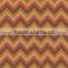 geometric design screen stamped raschel blanket/mink royal blanket/piping blanket