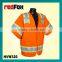 wholesale waterproof high visibility safety usa flag leather jacket