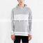 New designer blank hoodie grey and white hoodie side zip