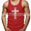  china printing cotton wholesale mens custom gym stringer vest