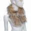 Myfur Factory Wholesale Detachable Fur Collars / Real Raccoon Fur Trim for Hood