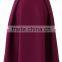 100% Polyester Pleated Side Pocket Midi Skirt Wholesale Women Skirts Outfit 2016