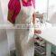 high quality 100% pure linen vintage apron in natural color plain for couple