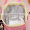 Pink Canvas Drawstring Sandwich Bags for food