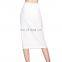 Custom Women Latest High Split Long Pencil Skirt Design