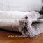 Chinchilla design rex rabbit fur throw